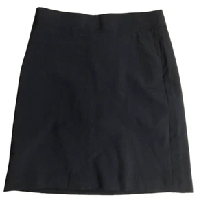 Lands' End Pencil Skirt Sz 12 Gray Back Zip Wool Blend oeko-tex 32W x 23L Lined - Picture 1 of 7
