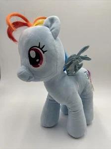 Build a Bear Plush Rainbow Dash Pegasus Stuffed My Little Pony Blue BABW 16" - Picture 1 of 11