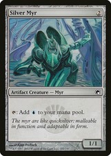 Silver Myr - Foil Scars of Mirrodin LP MTG