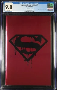 Superman Special Edition #75 CGC 9.8 BTC Pink Foil Edition Reprint #75 1/93 2022 - Picture 1 of 2