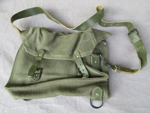 Bolso de hombro True Vintage French Army de lona Indochina años 50 Messenger Bag - Imagen 1 de 4