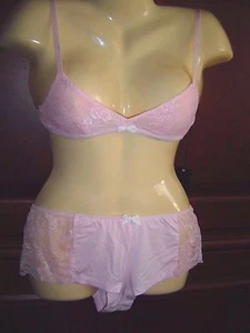 Wildfox Couture BRA & SHORT SET BLUSH PINK Sz XS NWB - Picture 1 of 9