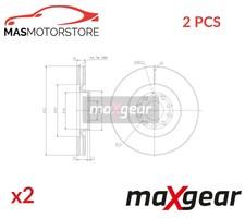 BRAKE DISCS SET PAIR FRONT MAXGEAR 19-1803 2PCS A FOR AUDI A6,A4,ALLROAD,C5