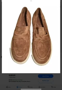 PAUL GREEN “Sadie” Classic Loafers “Toffee Soft Suede” Size 7 - Picture 1 of 5