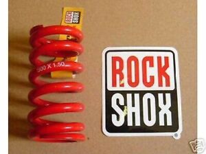 Rock Shox Damper Feather 500Lbs x1, 5 Shock Spring New