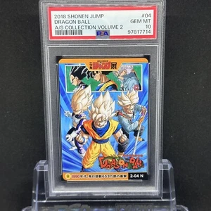 PSA 10 Shonen Jump All Star Collection Card Dragon Ball Son Goku Vegeta Trunks - Bild 1 von 2