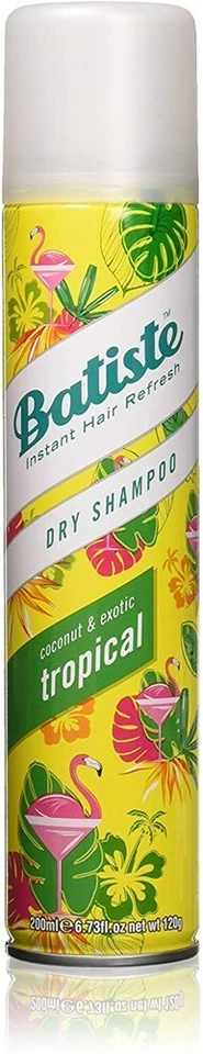 3X Batiste️ Dry Shampoo - Coconut & Exotic Tropical Scent 6.73 oz (200mL)
