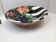 Vickie Carroll 1995- 97  Tuscan Design Bowl 14.5 Inches See Description