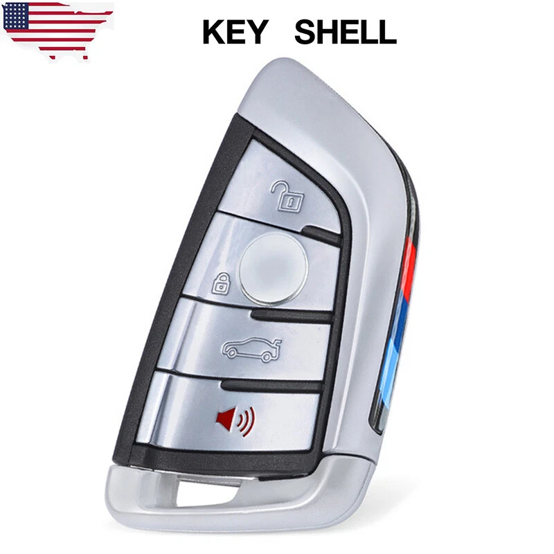 Replacement Smart Remote Key Shell Case for BMW X5 X6 2014-2019 Fob 4 Buttons Foto 1 de 1