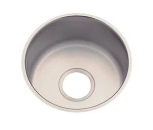 Fregadero de cocina de acero inoxidable de lavabo único de 14" con montaje inferior Elkay DCFU12FB Dayton - Imagen 1 de 2
