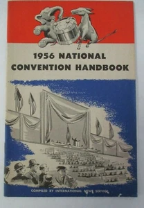 1956 NATIONAL CONVENTION HANDBOOK, Democrats & Republicans - Foto 1 di 7