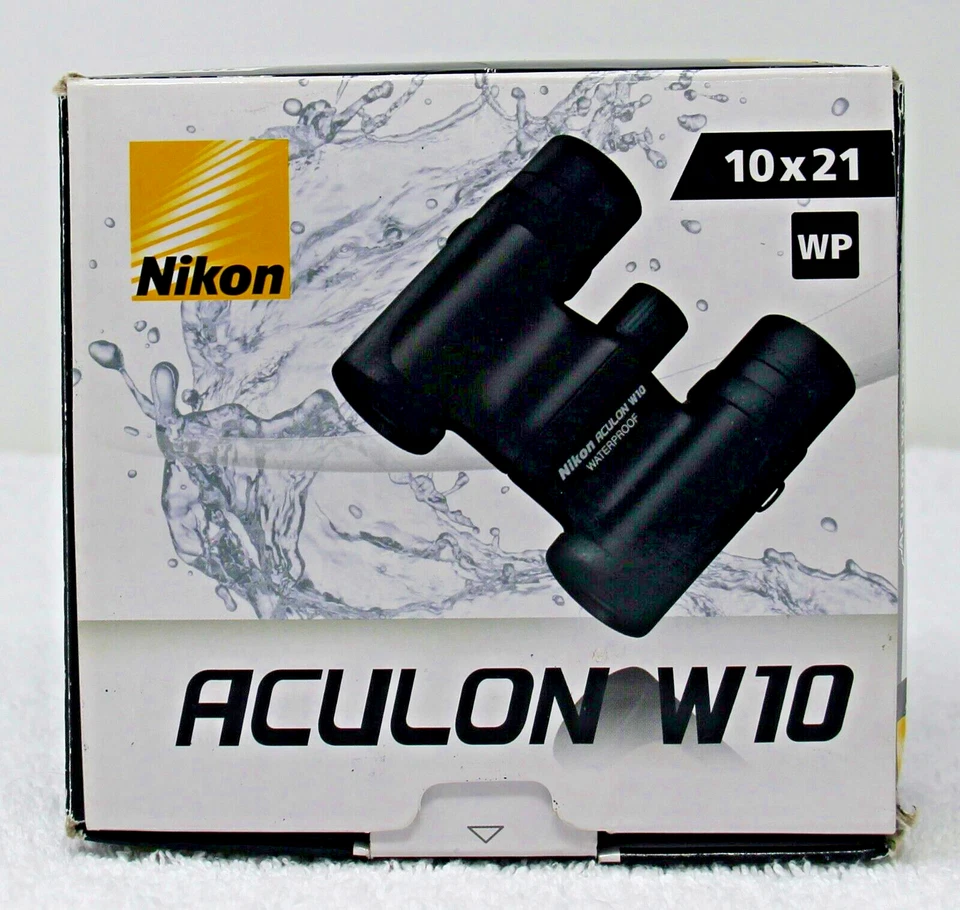 Nikon Compact Binoculars Aculon W10 Waterproof Fog-Free and Lightweight 10 x 21 - Image 1 of 4