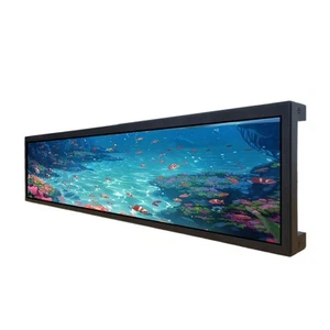 21.3" 1920x360 500 nits IPS USB2.0 LCD Monitor, Auto Play ,Rotate ,Split Screen - Afbeelding 1 van 11