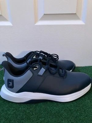 FootJoy 男式 Prolite 海军蓝高尔夫鞋 9 码 — 第 1/4 张图片