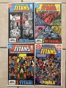 TALES OF THE TEEN TITANS JUDAS CONTRACT 42 43 44 ANN. 3 DC 1984 1st Nightwing - Picture 1 of 5