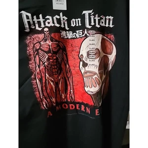 Camicia Attack On Titan Colossal A Modern Epis 2xl nuova con etichetta ottima cotone A112 - Foto 1 di 5