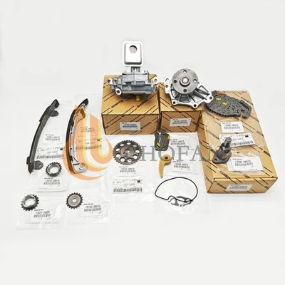 For 2001-13 Toyota Scion 2.4L 1AZFE 2AZFE 2AZFXE Timing Chain Kit Oil Water Pump Foto 1 de 4