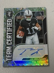 2024 Totally Certified Team Signatures Mirror Platinum Camo /25 Tre Tucker Auto - Picture 1 of 2