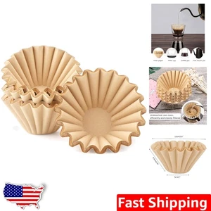 Natural Brown Coffee Filters, 100 Count - Perfect for Small Drip Coffee Makers - Picture 1 of 10