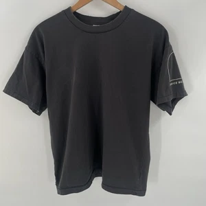 Elwood Mens Size XS Charcoal Gray Distressed Collar Organic Cotton T Shirt - Picture 1 of 11