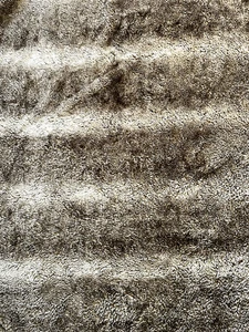 POTTERY BARN Braun Ombre Kunstfell & Samt Überwurf Decke.  50" x 63" - Bild 1 von 9