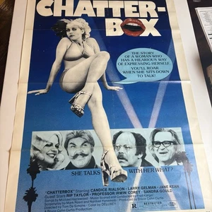 Original 1977 Movie House Poster 77/8 “CHATTERBOX”CANDICE RIALSON 27x41" N7685 - Picture 1 of 16