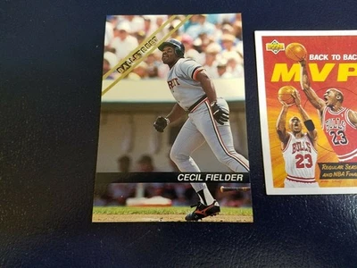 Cecil Fielder Detroit Tigers Ballstreet 1991 #14 OVERSIZE RARE Oddball - Image 1 of 2