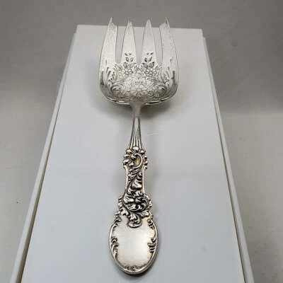 "Tenedor de carne Amston Tyrolean plata esterlina 9 1/2"" sin mono" Foto 1 de 4