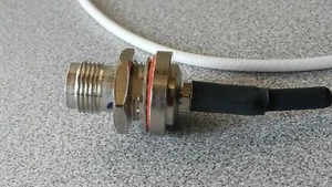 LXE 155723 RTNC Bulkhead Antenna Cable for 6520 Access Point NEM4A503KT6520AP - Afbeelding 1 van 8