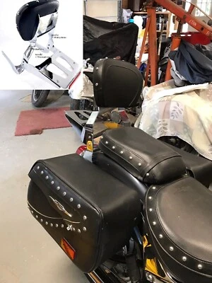 NUEVO Portaequipajes Sissy Bar Respaldo 4 Suzuki Boulevard C50 50T M50 05 A 23 EE. UU. Foto 1 de 4