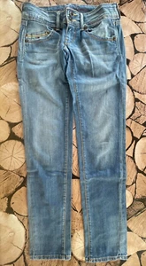 Tommy Hilfiger Beautiful Blue Denim Idaho Stretch Low Rise Jeans Size W27 L32 - Picture 1 of 11