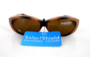 Foster Grant Solar Shield Polarized Sunglasses Fits Over Reading glasses, MEDIUM - Picture 1 of 6