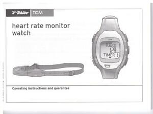 Bedienungsanleitung heart rate monitor watch TCM Puls Messuhr England 228902 GB