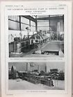 Gas Driven Rolling Mill Plant: Lanarkshire: 1908 Engineering Magazine Print