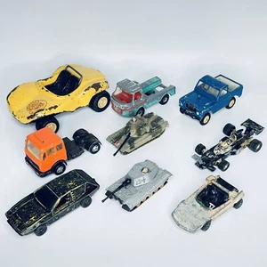 Vintage Model Car Lot Toy Matchbox Tonka Corgi Britains Job Lot for Spares - Picture 1 of 20
