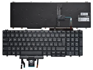 New Spanish Latin Keyboard for Dell Latitude 5500 5501 5510 5511 0XYR3T 0WPN3H - Afbeelding 1 van 7