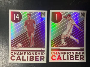 2017 Panini Nobility #25 Xabi Alonso #24 Iker Casillas Championship Caliber - Picture 1 of 2