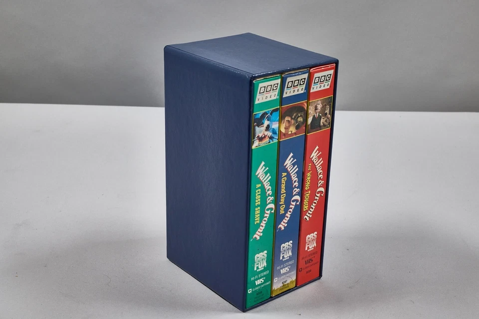 Vintage VHS. Wallace and Gromit. Critics Choice Boxed Set. - Image 1 of 4