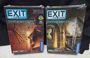 EXIT The Game The Forbidden Castle & Pharoah's Tomb Escape Room Games By KOSMOS - Picture 1 of 5