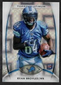 2012 Ryan Broyles Topps Chrome Football Platinum Xfactor Rookie RC Lions #146 - Picture 1 of 2