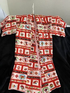 VINTAGE 1950's Japanese Girls Silk KIMONO + VEST Set NEW - Picture 1 of 10