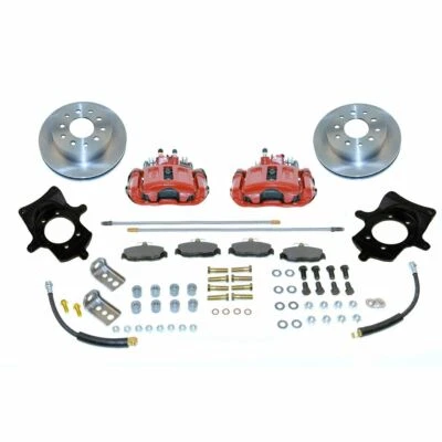 1995-01 Jeep Cherokee SSBC Rear Disc Brake Conversion Kit (red) - Image 1 of 3