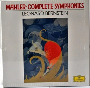 DGG STEREO GERM MAHLER "Complete Symphonies" BERNSTEIN #16LP BOX No #0718 SEALED - Imagen 1 de 14