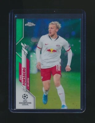 EMIL FORSBERG 2019-20 TOPPS CHORME GREEN BUBBLES REFRACTOR PARALLEL #40 - Image 1 of 2