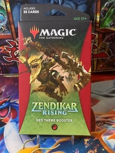 Zendikar Rising Tema Rojo Booster Sellado 35 Tarjetas Magic the Gathering - Imagen 1 de 2
