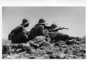 WW2 - Photo - Légionnaires de la France Libre - Fort Umberto - Ethiopie  - 1941 - Picture 1 of 1