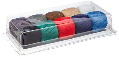 Klarsichtpackung mit Baumwoll-Stopfgarn 10 Knäuel a 20 m farbig Sortiert - Bild 1 von 3
