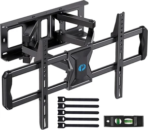 Full-Motion TV Wall Mount for Most 37–75 Inch TVs up to 100 lbs, Wall Mount TV - Picture 1 of 12
