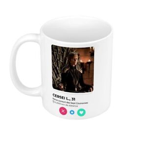 Tasse Céramique Mug Cersei Lannister Parodie Site Rencontre Influenceurs