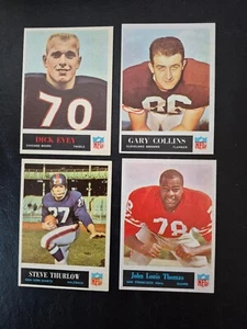 1965 Philadelphia Football mid/high grade lot-14 cards. See description - Picture 1 of 8